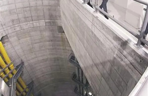 Srce avške ČHE je globoko pod površje vkopana  turbina  