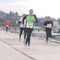 Koprčan Vladimir Gunjač (721)  je bil najhitrejši med starejšimi tekači 