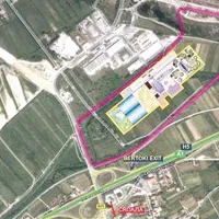 Nakupovalno-zabaviščni in poslovni center se bo  raztezal na kar 9,6 hektarjih znotraj obrtne cone Srmin. 