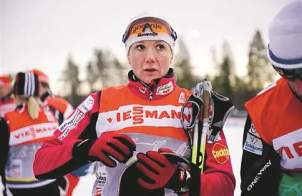Petra Majdič je neposrečenemu sobotnemu teku v Val di Fieme dodala odličen današnji nastop in v boju z veliko lažjimi nasprotnicami v strmini ubranila skupno šesto mesto.