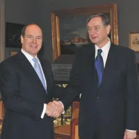 Slovenski predsednik in monaški knez sta ugotovila, da si njuni državi prizadevata za podobne smotre.