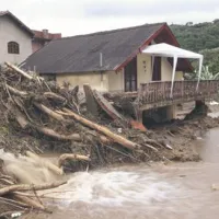 Uničena hiša v mestu Teresopolis