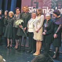 Letošnje nominiranke (z leve):   Maja Lupša, Maksimiljana Ipavec, Severe Gjurin, Tanja Babnik, Marinka Cempre Turk,  Petra Majdič, Mateja Kožuh Novak, Petra Matos, Marlenka Stupica, Jasna Tepina in Marinka Vovk. 