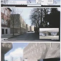 ... tako pa si avtorji zmagovitega projekta  predstavljajo nekatere dele  bodočega kompleksa