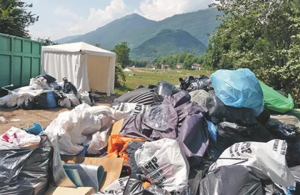 Organizatorji Metalcampa za seboj pospravijo vse odpadke, žal pa jih še  vedno ne ločujejo.