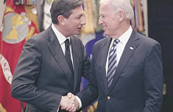 Borut Pahor in Joseph Biden