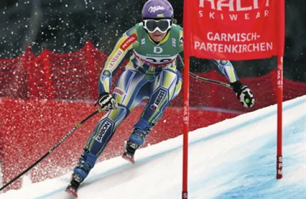 Tina Maze bo danes branila srebrno medaljo. 