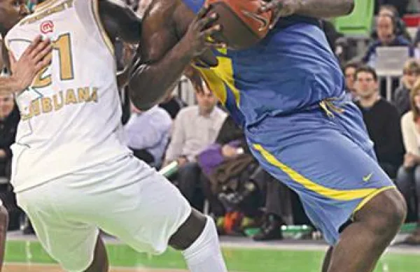 Union Olimpija na včerajšnji tekmi kljub dobremu začetku ni uspela premagati Maccabija.