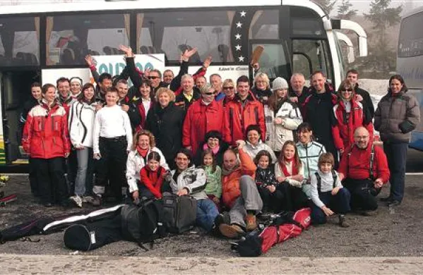 Plesna &scaron;ola Miro na smučanju v Piancavallu