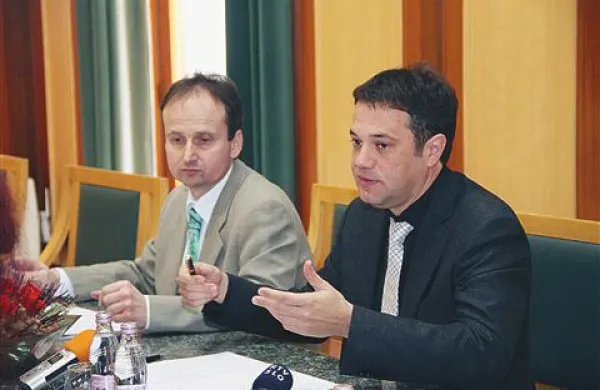  Gregor Ficko (levo) in Matej Arčon