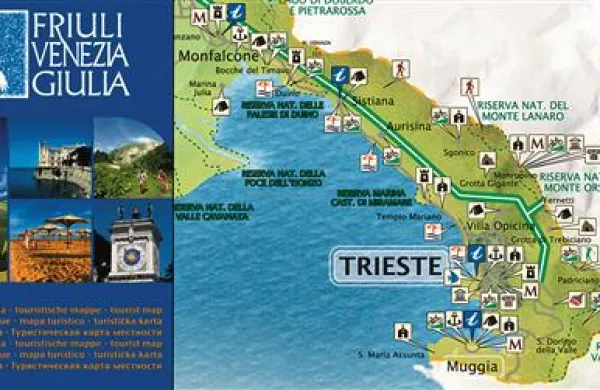 Turistični zemljevid Furlanije-Julijske krajine je spet pozabil na slovenščino oziroma na dvojezičnost
