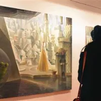 V galeriji Loža svoja nova dela razstavlja slikar Marko Jak&scaron;e