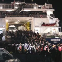 Turški državljani so Libijo zapustili s trajektom.