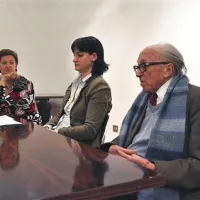 O zamejski identiteti so v Slovenskem klubu v Trstu govorili Mateja Sedmak, Jadranka Cergol in pisatelj Boris Pahor.
