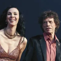 Mick Jagger in model L'Wren Scott sta prišla na oskarjevsko zabavo.