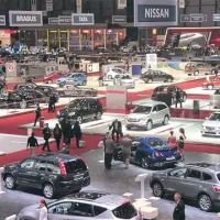 Pogled na razstavni prostor v Ženevi