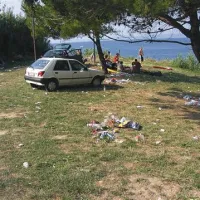 Območje pod Belvederjem  avgusta  2006