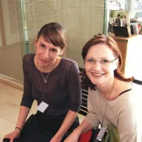 Nina Meško (levo) in Ingrid Kerec