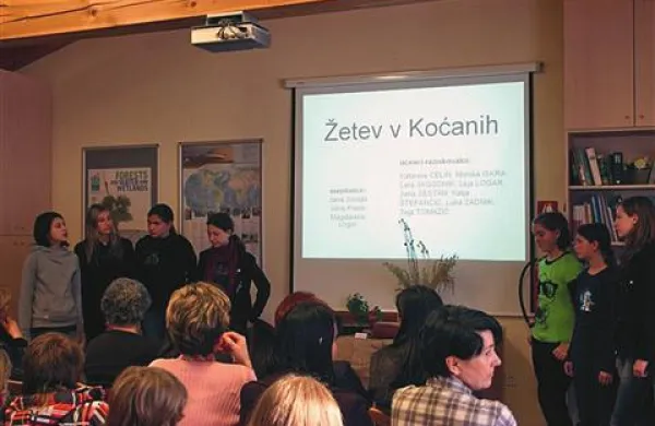  Učenci so letos raziskovali, kako so nekoč želi  v krajih ob reki Reki
