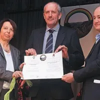 S sodelovanjem občine Lanišće (v sredini njen župan Neven Mikac, ob njem  Fulvia Premolin in Zvonko Benčič-Midre) se bo pobuda širila še na slovensko-hrvaško mejo.