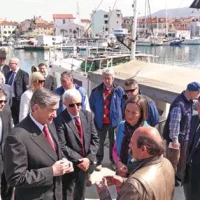 Predsednik se je pogovoril z izolskimi ribiči.