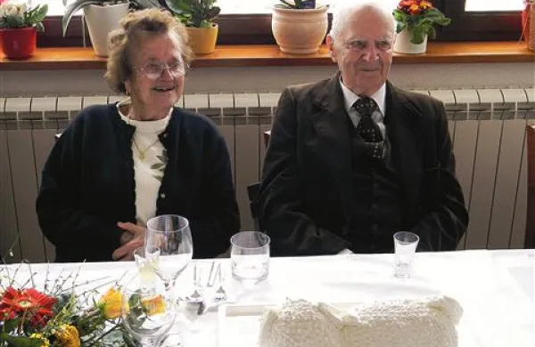 Diamantna poroka zakoncev Kos