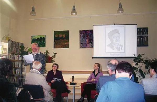 Sedmi literarni simpozij o dr. Bogomirju Magajni v divaški knjižnici