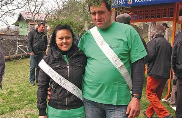 Letošnja kraljica in kralj špargljev