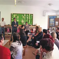 Ko bodo v vrtcu prejeli odločbo in rezultate zadnjih meritev, bo na vrsti nov sestanek s starši, je zagotovila ravnateljica vrtca Radica Slavković (stoji na desni).
