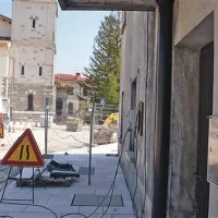 Sedež društva F. B. Sedej na glavnem trgu v Števerjanu