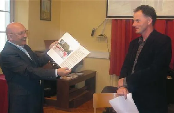 Bojan Glavina (desno) in Laszlo Balazs 