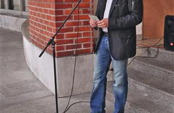 Matej Arčon se je nostalgično spominjal časov, ko še ni bil župan, ampak predsednik študentskega kluba. 