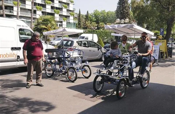 Vsak dan si lahko v Portorožu ali Piranu izposodite kvadricikel za dve ali štiri osebe. 