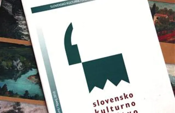 Naslovnica glasila Mavrica, na kateri je grb SKD Istra: stilizirana istrska koza s simbolom Triglava