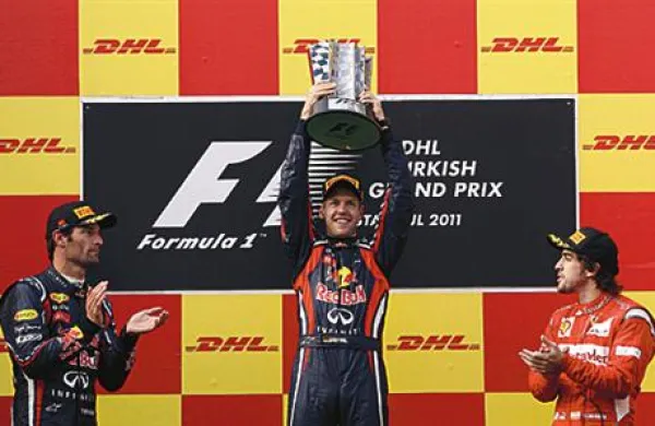 Vettel vodil od starta do cilja