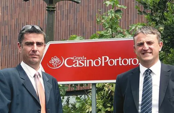 Nova uprava portoroškega Casinoja: Andrej Bošnjak (levo) in Roman Bažec