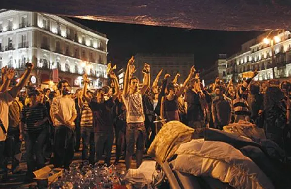 Demonstracije v Madridu.