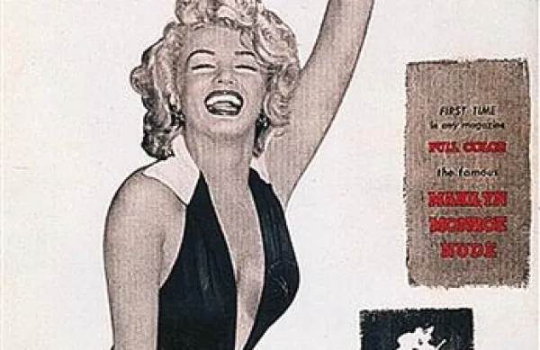 Na prvi naslovnici revije Playboly je pozirala Marilyn Monroe.