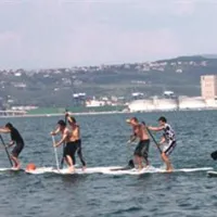 SUP (Stand up paddling). 