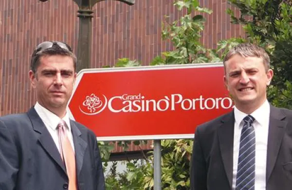 Novo upravo Casino Portorož sestavljata Andrej Bošnjak (levo) in Roman Bažec (desno).