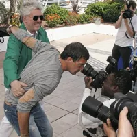 Pedro Almodovar (levo) in Antonio Banderas