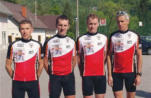 Ekipa Hommage: Franci Klun, Damjan Rupnik, Alen Štucin in Damjan Mohorič (z leve)