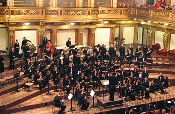 Nastop komenskega orkestra na Dunaju