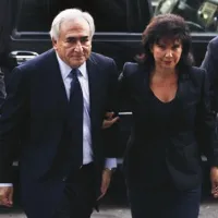 Dominique Strauss-Kahn in njegova žena Anne Sinclair.