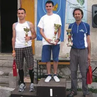 Najhitrejši moški Aljoša Smolnikar, Jernej Šemrov in za generacijo starejši Miro Vogrič