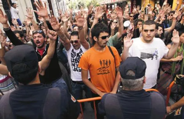  Demonstracije v Valencii.