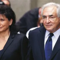 Dominique Strauss-Kahn z ženo Anne Sinclair
