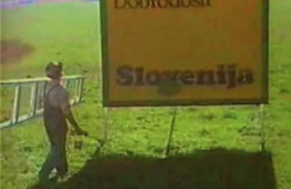 Ob 20-letnici samostojnosti so prenovili legendarni oglas Slovenija, moja dežela. (foto: wikipwdia.org)