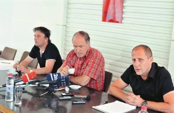 Andrej Zorko, Dušan Semolič in Oskar Komac.