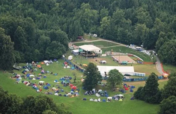 Prizorišče festivala GorA RockA. 